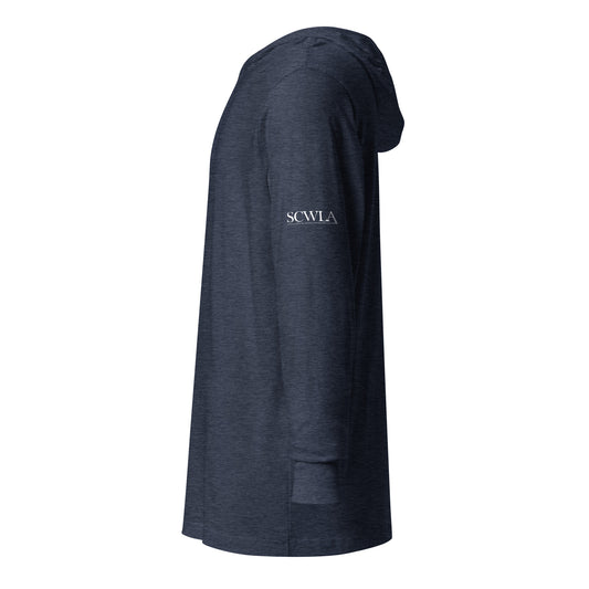 Hooded long-sleeve tee